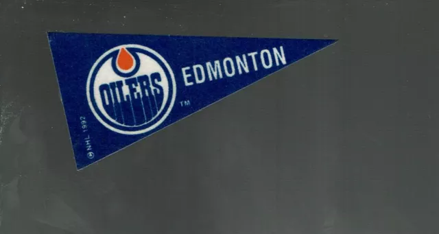 1992-93.  Kellogg's  Mini Pennant    Edmonton Oilers