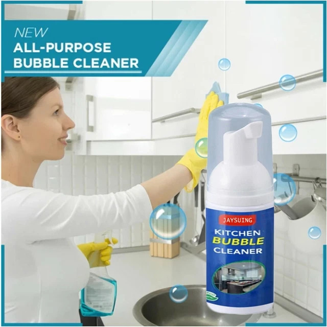 MULTIPURPOSE CLEANING BUBBLE Cleaner Spray Foam Kitchen Grease Dirt