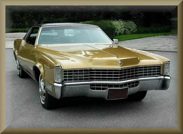 1968 Cadillac Eldorado Coupe, Refrigerator Magnet, 42 MIL Thick