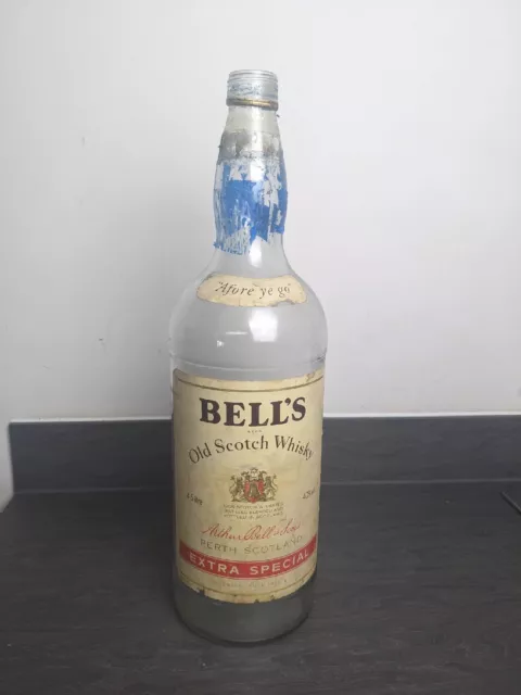 Large Vintage Bells 4.5L Glass Bottle - Extra Special