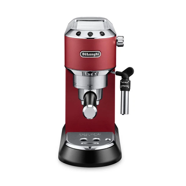 DELONGHI EC 685.R Dedica Style Kurbel-Espressomaschine Rot ESE-Sachets 1,1 Liter
