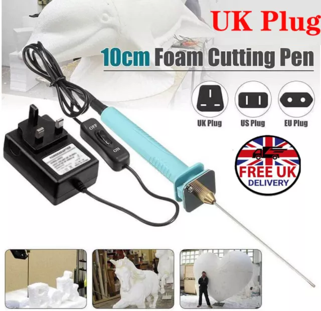 Electric Cutter Pen Foam Polystyrene Hot Wire Styrofoam Cutting Pen Tool UK PLUG