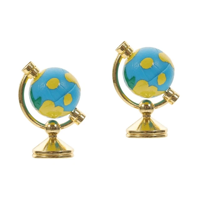 Set 2 Resina - Modello Bambino Mini Globo Casa Accessori Per Case Bambole Miniatura