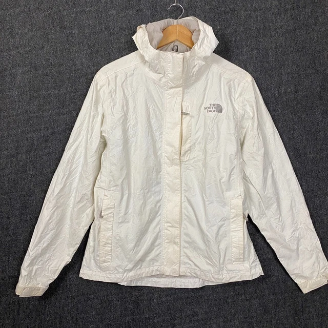 The North Face Womens Hy Vent HyVent Rain Coat Light Jacket Cream Size Medium The North Face Womens Hy Vent HyVent Rain Coat Light Jacket Cream Size Medium