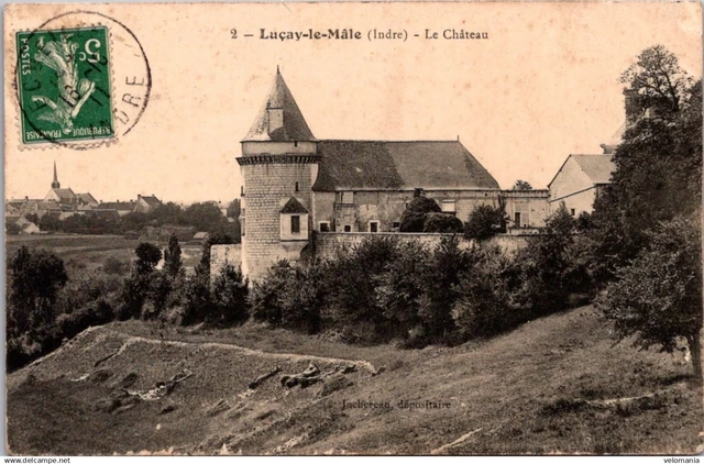 CPA AK Lucay Le Male Chateau D'Oublaise FRANCE (1178025