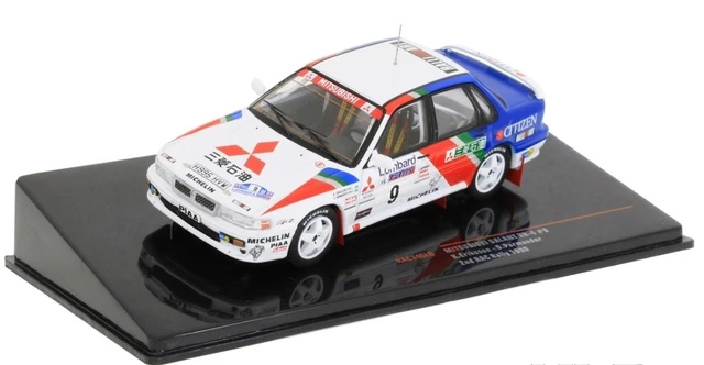MITSUBISHI Galant VR4 Gr.A Rallye RAC 1990 WM GB #9 Eriksson RAM346 IXO 1:43