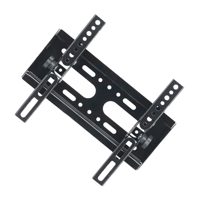 Staffa Fissa Per TV A Parete Da Camper/RV – Acciaio, Per TV 14-24'', Portata 35lbs, Nero