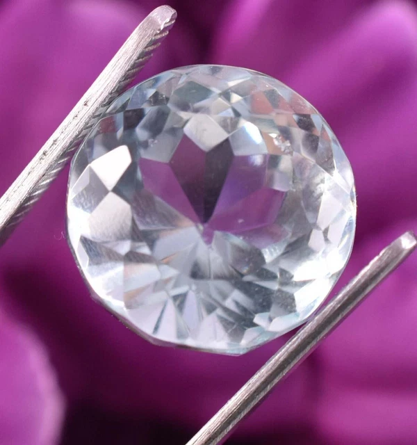 Belle Aigue-Marine Naturelle Du Brésil 1,18 Ct - Taille Poire, Couleur Bleu Mer, Très Peu D'inclusions
