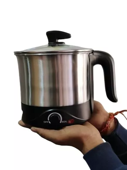 Electric Kettle 1.5 liters with Stainless Steel Body used For Boiling Milk etc