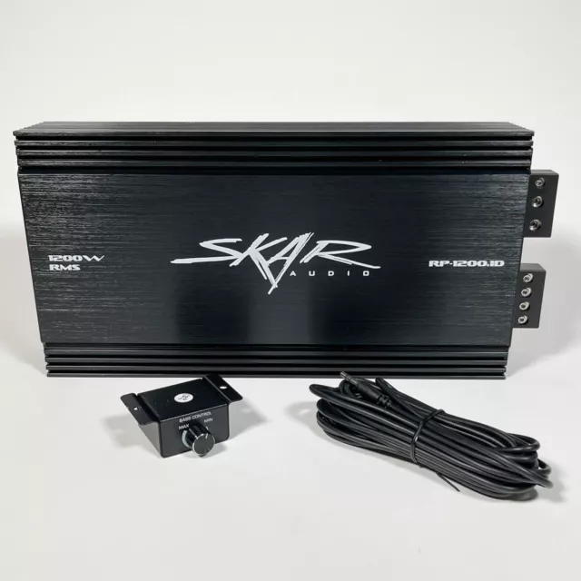 Refurbished Skar Audio Rp-1200.1D 1600 Watt Max Power Class D Mono Sub Amplifier