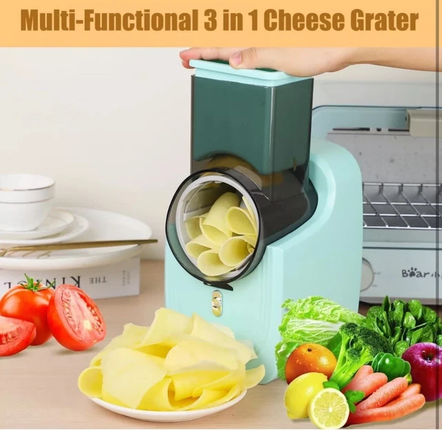 ELECTRIC SALAD SLICER Fruit Cutter Vegetable Cheese Grater Chopper