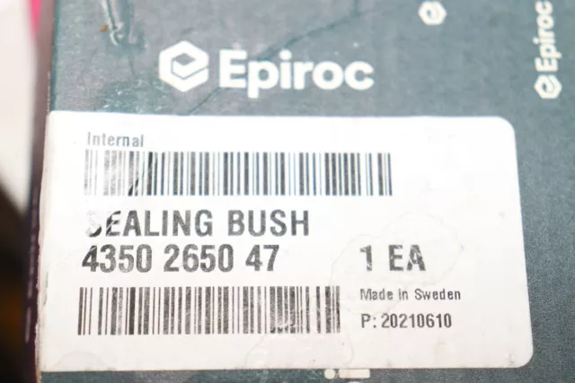 Epiroc Sealing Bush Black 4350265047