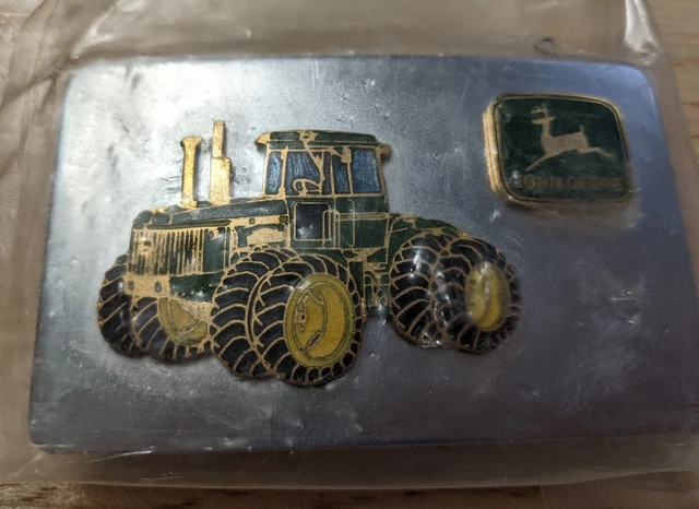 Vintage Belt Buckle John Deere New In Package