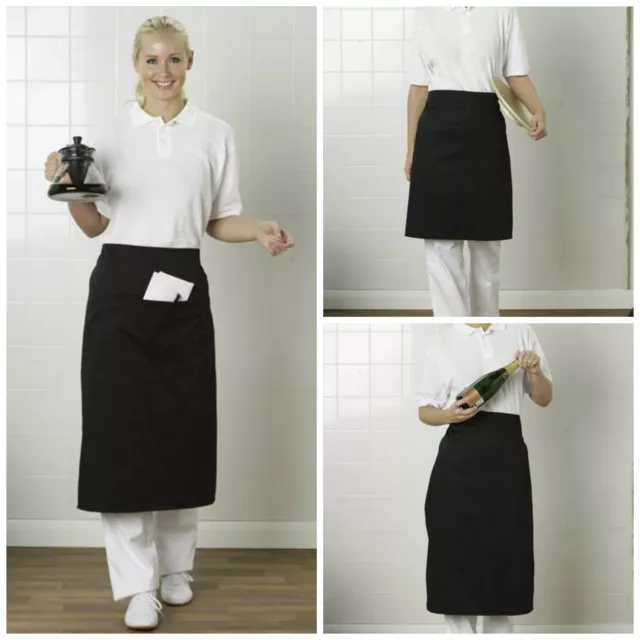 Co-Operative Clothing Waist Apron With & Without Pocket Restaurant Bistro Bar