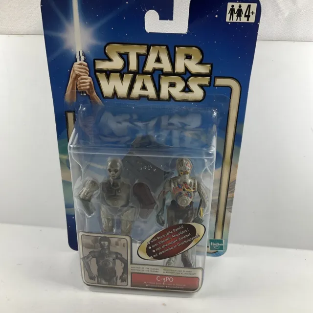 Star Wars Attacco Dei Cloni C-3PO Con Rimovibile Pannello Protocollo Droid