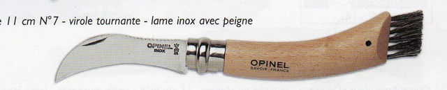 CHAMPIGNON Couteau OPINEL GRAVÉ A TES INITIALES GRATUIT