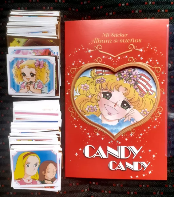 MINI ALBUM COMPLETE STICKERS Candy Candy Navarrete Sticker Collection  Reedition