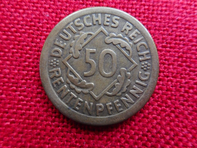 50 Rentenpfennig 1924 E     (08)