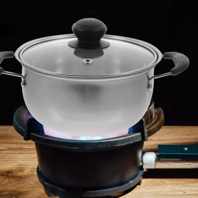 Slow Cooker Steamer Soup Pot Non-Stick Induction Cookware-RM