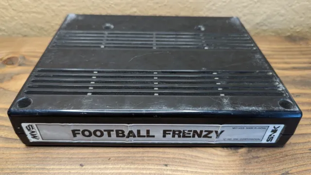 Authentic SNK Neo Geo MVS Football Frenzy Cartridge - Tested & Working