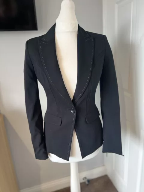 Ladies Next Blazer Size 6 BNWT Black Tailoring Fitted