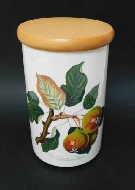 Vintage Portmeirion Pomona Storage Ceramic Cannister Teinton Squash Pear  H21cm