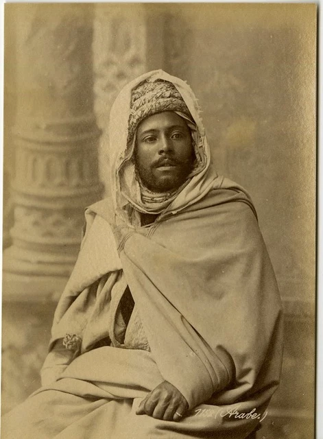 Carte De Visite Photo Vintage - Le Bardo, Tunisie (circa 1870) - Tirage Albuminé Original - Collection Ancienne