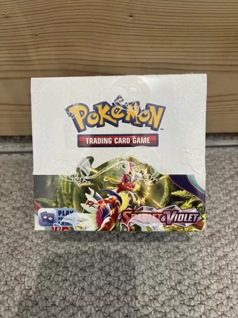 Pokemon Scharlachrot & Violett Basis Set: Booster Box mit 36 Packungen: Neu und versiegelt!!!