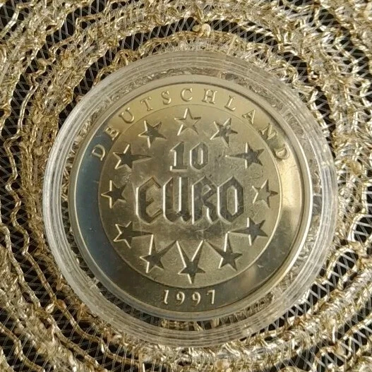 10 Euro Münze 1998 Raub Der Europa MEDAILLE: DEUTSCHLAND - 10 Euro 1997: RAUB DER EUROPA, Cu-Ni, PP, 30 mm