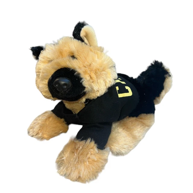 German Shepherd Northrop Grumman Plush Black Tan Advertising Us Army Circm