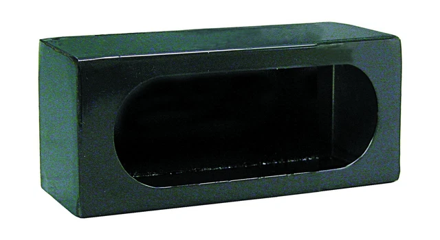 Buyers Products LB383 Single Oval Light Box, Black Powder Coat Steel