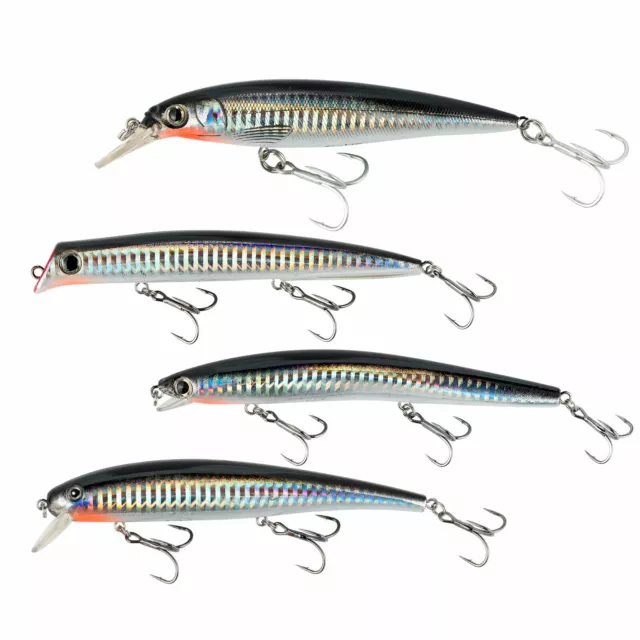 Dr.Fish Fishing Lures 5″ Minnow Popper Saltwater Crankbaits Rattle Mustad Treble