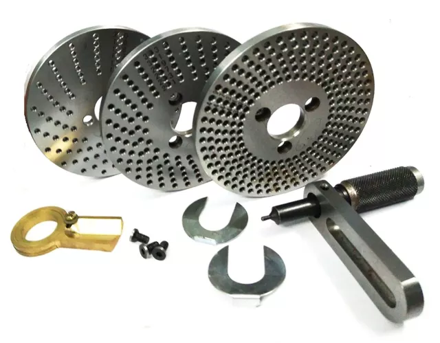Steel Dividing Plates Set for HV4 /HV6 Rotary Table with Working Manual-Milling