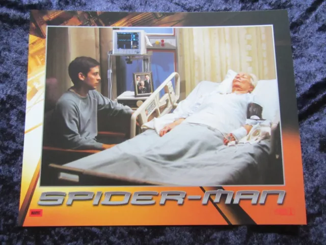 SPIDERMAN lobby card #3 TOBEY MAGUIRE, KIRSTEN DUNST, WILLEM DAFOE, JAMES FRANCO