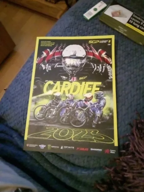 Speedway programme Cardiff British Grand Prix 2nd September 2023. Out Of The Box 2