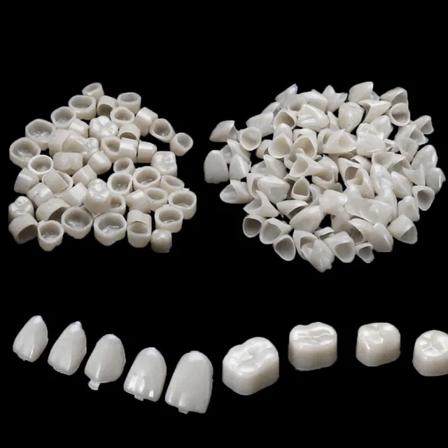 2 Packs Dental Temporary Crown Material For Anterior + Molar Teeth Veneers_tu