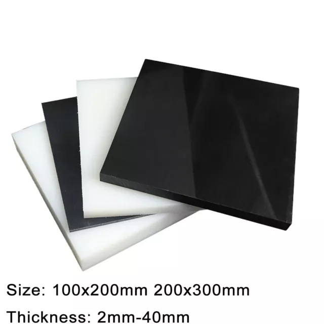 Black/White HDPE Sheet High Density Polyethylene PEHD Plastic Plate Thick 2-40mm