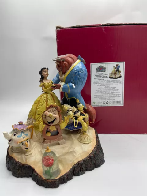 NEW - Disney Traditions Tale As Old As Time Beauty Belle Beast Figurine 4031487