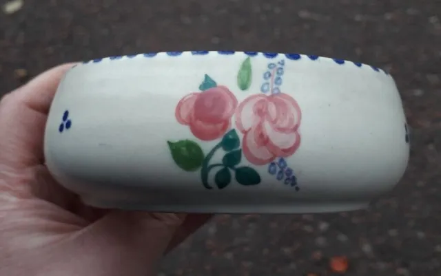 Poole Pottery Posy Flower Ring Holder Bowl Vase