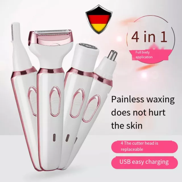 Elektrischer Rasierer Intimbereich Akku Damenrasierer Bikini Trimmer Epilierer！