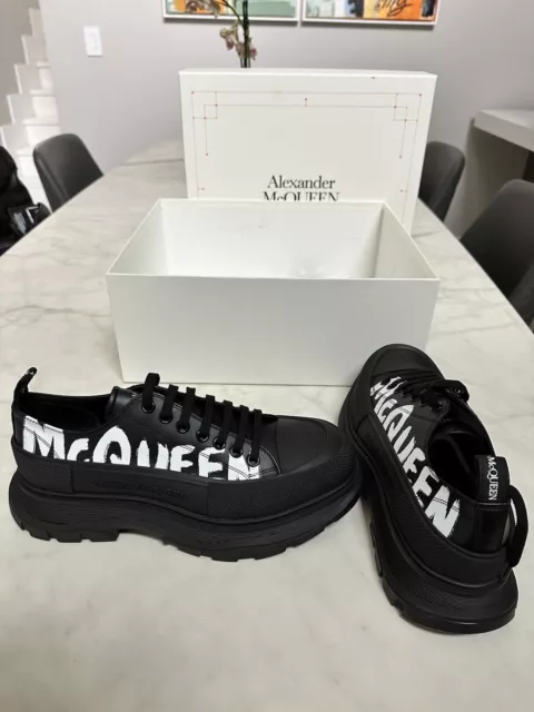 Brand New Alexander McQueen Treadslick Graffiti Size 11 EU44