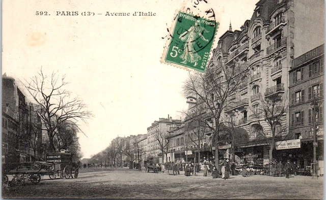 75013 PARIS - perspective de l'avenue d'Italie