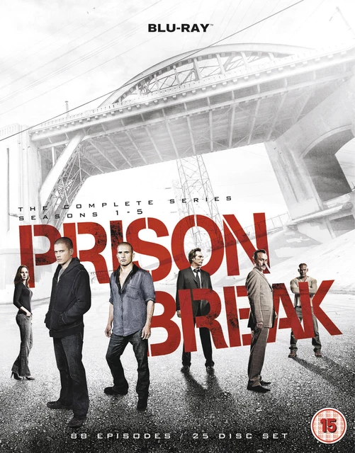 PRISON BREAK THE Complete Series Seasons 1 5 25 Discs Blu ray