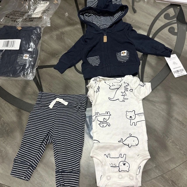 Carter’s Baby Boys Preemie 3 Piece Set