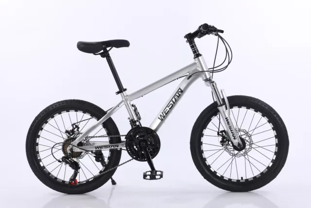 WESTAN 20" 21 Speed Mountain Bike 20 inch Wheels Bicycle Shimano Aluminum Child
