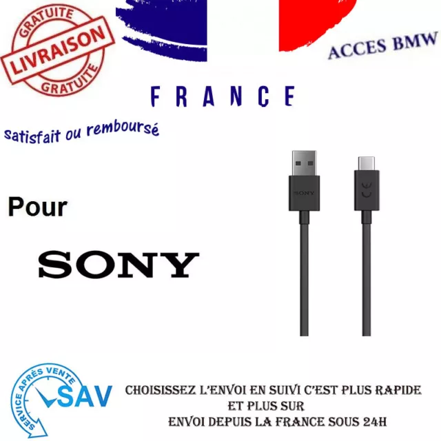 Original Data Cable Sony UCB20 USB type C pour Xperia XZ Premium