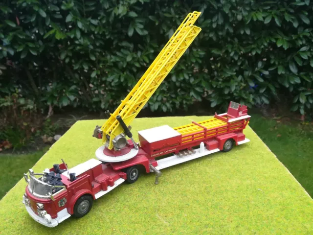 Corgi MAJOR Toys AERIAL RESCUE TRACTOR Feuerwehr 1968 Fire Engine Ladder Truck