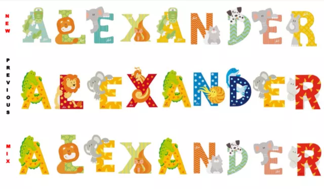 Sevi Wooden Animal Letters - Your choice of letters from A to Z