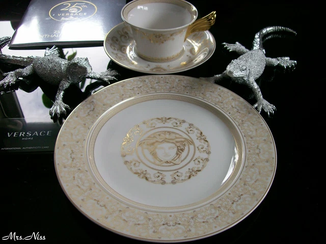 Rosenthal Versace Medusa Gala Set Teller + Tasse 25 Jahre Versace **NEU & OVP**