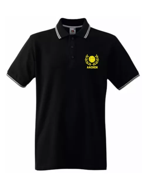 Retro Tradition Ultras Poloshirt Polo Shirt Trikot für Aachen Fans Fan